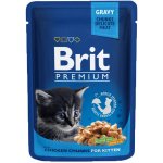 Brit Premium Cat Pouches Chicken Chunks for Kitten 24 x 100 g – Zboží Mobilmania