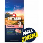 Ontario Puppy & Junior Large Chicken & Potatoes & Herbs 12 kg – Hledejceny.cz