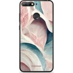 Pouzdro Mobiwear Glossy Huawei Y6 Prime 2018 - G026G - Růžový a zelenkavý mramor – Zbozi.Blesk.cz