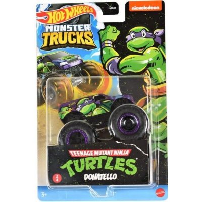 Hot Wheels Ninja želvy Monster Truck Teenage Mutant Ninja Turtles Donatello – Zboží Mobilmania