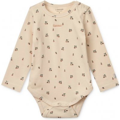 Liewood Yanni Body s dlouhým rukávem Peach Mini Sea Shell – Hledejceny.cz