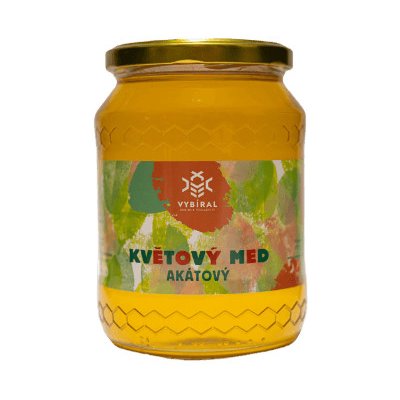 Včelařství Vybíral Akátový med 950 g – Sleviste.cz
