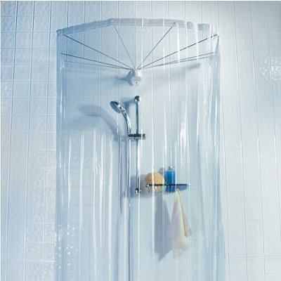 Spirella OMBRELLA průhledný 200 x 170 cm – Zboží Dáma