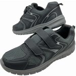 Sport tenisky na suchý zip šedé – Zboží Mobilmania