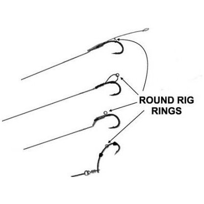 Extra Carp Round Rig Rings 3,1 mm 20 ks – Sleviste.cz