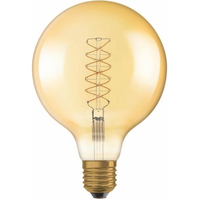 Osram Dekorační LED žárovka E27 G125 7W = 48W 600lm 2200K Teplá bílá 320° Filament Stmívatelná Vintage 1906 – Zboží Mobilmania