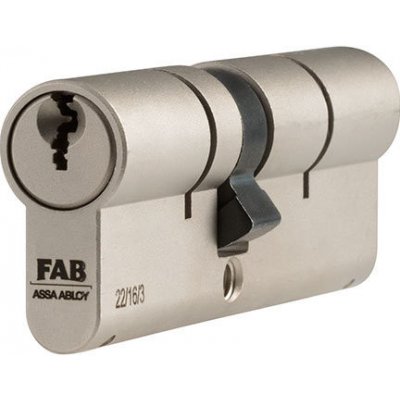 Assa Abloy FAB 3*** PROFI, 45+50 mm Nikl, s prostupovou spojkou – Zboží Mobilmania