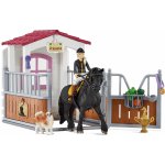 Schleich 42437 stáj s koněm klubová Tori a Princess 24,5 x – Zbozi.Blesk.cz