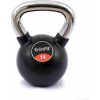 Kettlebell TRINFIT Kettlebell kov guma s chrom madlem 14 kg