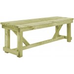 VidaXL Zahradní lavice 140 cm impregnované borové dřevo – Zboží Dáma VidaXL Zahradní lavice 140 cm impregnované borové dřevo – Zboží Dáma