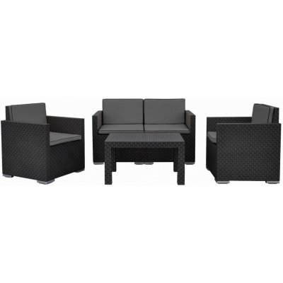 PROGARDEN Zahradní nábytek ratan MALIBU sada 4 ks + polstry – Sleviste.cz