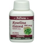 MedPharma Kyselina listová 800mcg 107 tablet – Hledejceny.cz