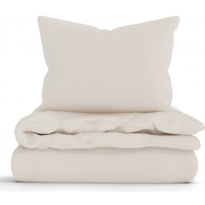 MKLuzkoviny.cz bavlna povlečení Renforcé do postýlky Jasmine přírodní 100 x 135 cm 40 x 60 cm – Zboží Dáma