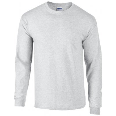 Gildan Silnější triko s dlouhými rukávy ULTRA popelová šedá – Zboží Mobilmania