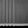 Záclona Mantis Tylová záclona 558/601, vyšívané čárky s puntíky, s bordurou, bílá výška 100cm ( v metráži)