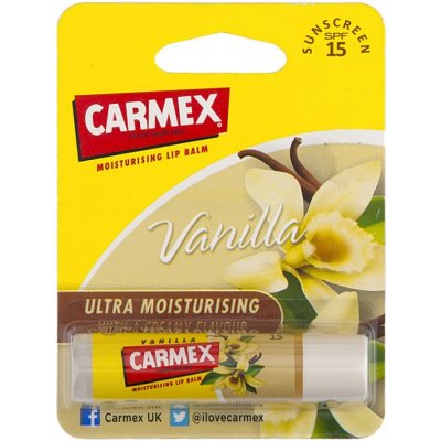 Carmex Balzám na rty ultra hydr, SPF15 Vanilka 4,25 g