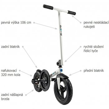 PedalFlow Micro bílá