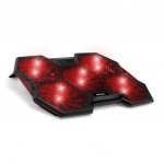 EVOLVEO Ania 14, chladicí podstavec pro notebook, červené podsvícení – Zboží Živě