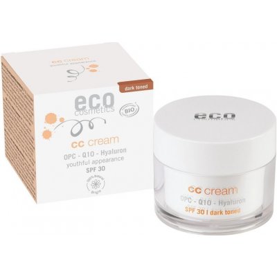 Eco Cosmetics CC krém SPF30 BIO dark 60 ml – Zbozi.Blesk.cz