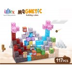 iMex Toys Magnetická stavebnice 117 ks ve stylu minecraft – Hledejceny.cz