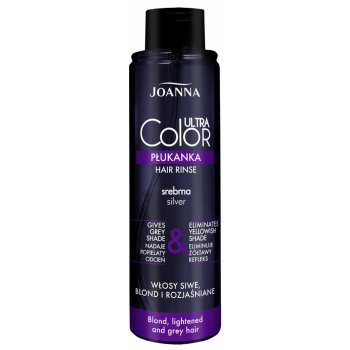 Joanna Ultra Color Silver Hair Rinse tónovací vlasová voda přeliv stříbrná 150 ml