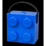 LEGO® box na svačinu s rukojetí modrý – Zboží Dáma