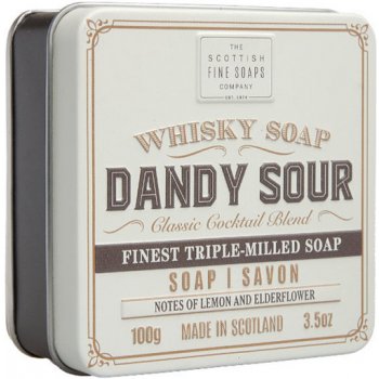 Scottish Fine Soaps mýdlo v plechu Whisky Dandy Sour 100 g