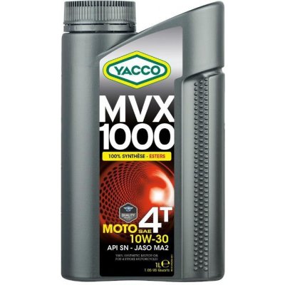 Yacco MVX 1000 4T 10W30 4 l – Zboží Mobilmania