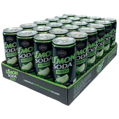 Lemon soda mojitosoda italska limonáda 24 x 330 ml – Zboží Mobilmania