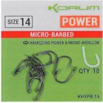 Korum Xpert Power Micro Barbed Hooks vel.14 10ks – Zboží Mobilmania