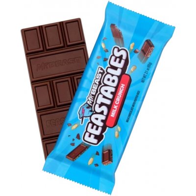 Feastables MrBeast Milk Crunch mléčná s pufovanou rýží 60 g – Hledejceny.cz