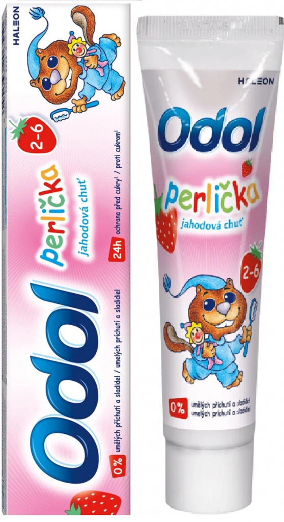 Odol Perlička jahodová chuť pro děti od 2 let 50 ml