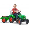 Šlapadlo FALK Šlapací traktor 2021AB Supercharger zelený