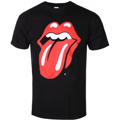 Tričko Metal Rock off Rolling Stones Classic Tongue černá – Zbozi.Blesk.cz