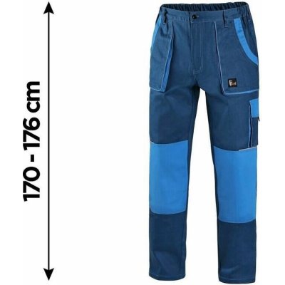 Canis CXS Oděvy speciální Kalhoty do pasu Luxy Josef pánské 170-176cm modro-černé – Zboží Mobilmania