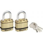 Master Lock M1BEURT mosazný 2 ks – Zboží Mobilmania