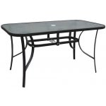 ST Leisure Equipment Stůl Leq GREGORY, 140x80x72 cm, sklo 5 mm ST802139 – Hledejceny.cz