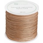 Dp Craft Nylonová šňůra 0,8 mm × 50 m - světle hnědá – Hledejceny.cz
