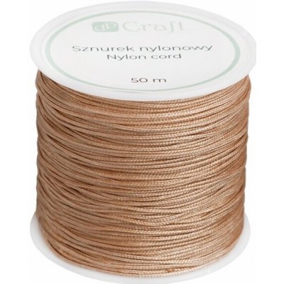 Dp Craft Nylonová šňůra 0,8 mm × 50 m - světle hnědá – Hledejceny.cz