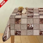 PVC ubrus káva-ratan metráž 91002 Český výrobce – Sleviste.cz