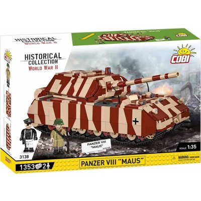 COBI 3138 World War II Německý tank Panzer VIII Maus 1:35 – Zboží Dáma