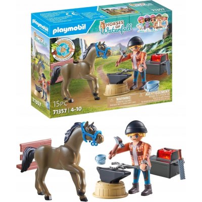 PLAYMOBIL 71357 Podkovář a kůň – Zboží Živě