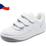 Prestige botasky na suchý zip M86810 bílé – Zboží Dáma