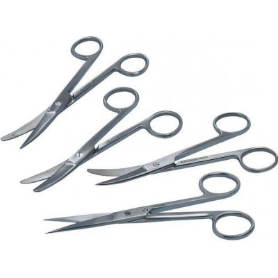 CM Instrumente Germany Nůžky chirurgické zahnuté hrotnaté CM varianta: 14,5 cm