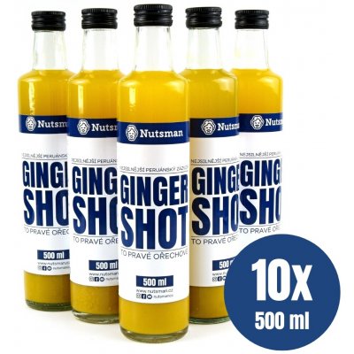 Nutsman Ginger Shot 10 x 0,5 l – Sleviste.cz