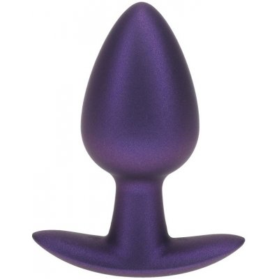 Ouch! Smooth Silicone Anal Plug Medium Metallic Purple silikonový anální kolík 7,9 x 3,4 cm – Zboží Dáma