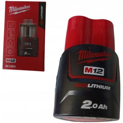 Milwaukee M12B2 2Ah 4932430064 – Zboží Dáma