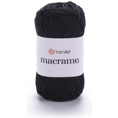 Yarn Art příze Macrame M148 černá – Hledejceny.cz