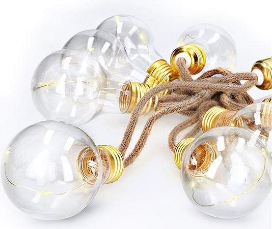 Solight LED dekorativní žárovky na přírodním provazu