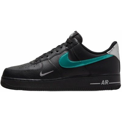 Nike Air Force 1 '07 Low Black Blue Lightning – Zboží Mobilmania